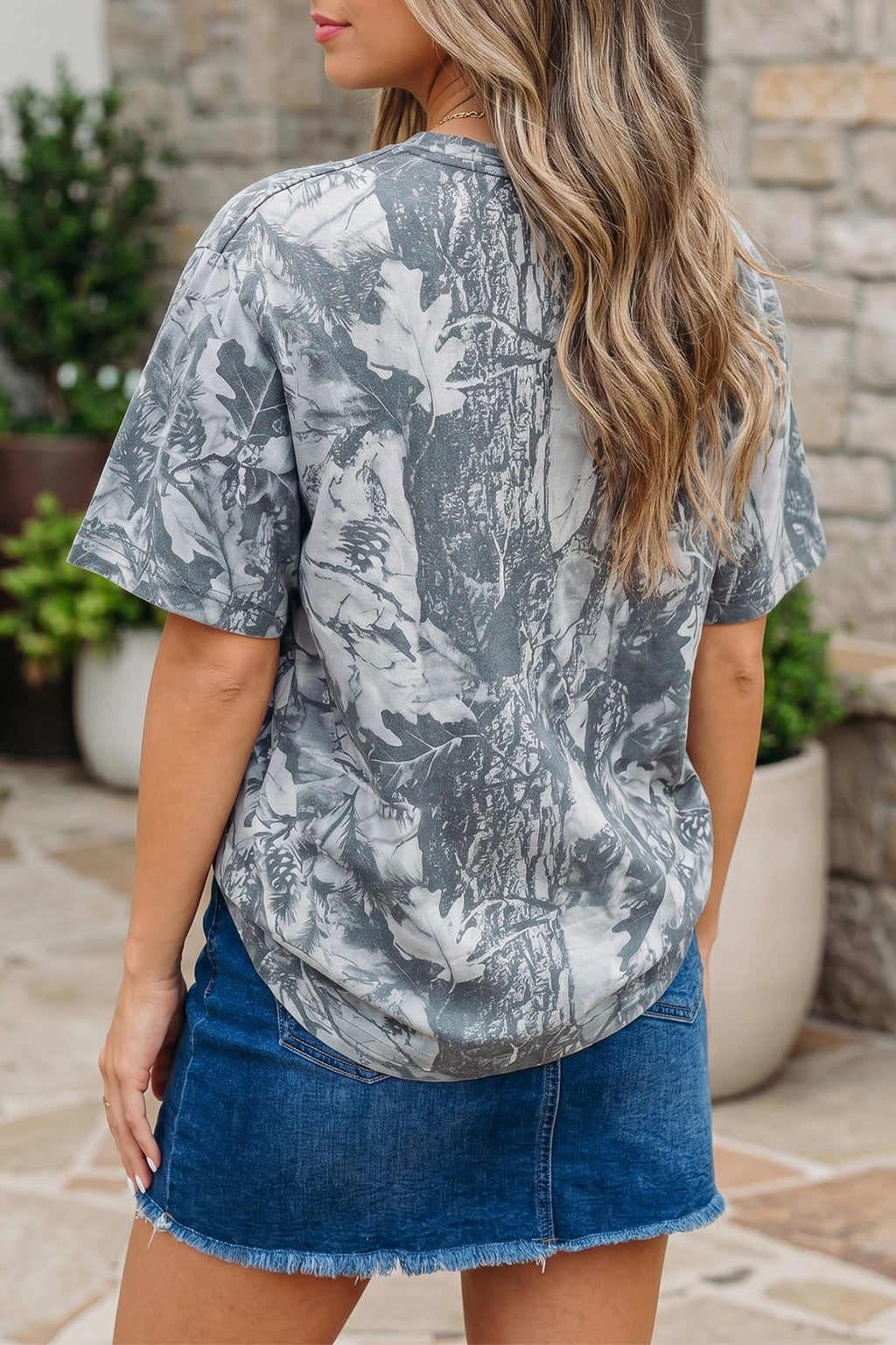 Love Like Jesus Camo Woodland Tee