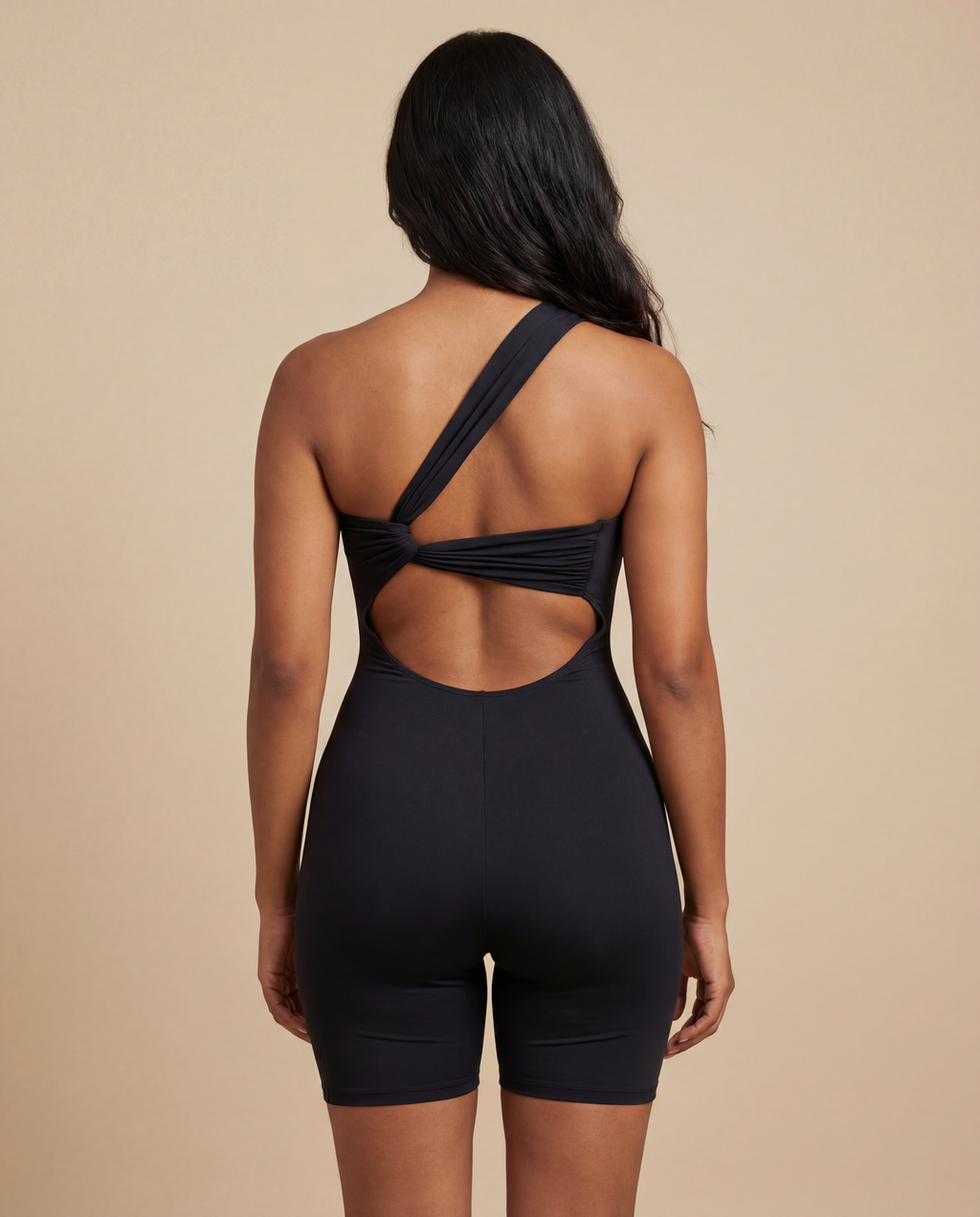 Single Shoulder Active Romper