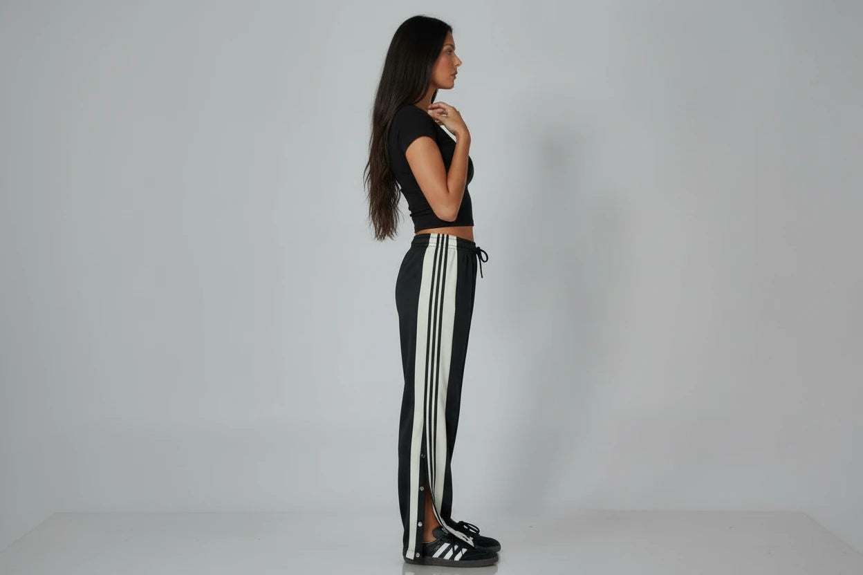 Tear Away Side-snap Track Pants