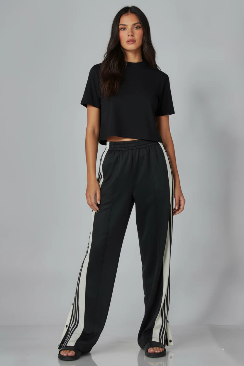 Tear Away Side-snap Track Pants